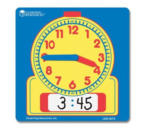 Learning Resources Wipe-Clean Clock
