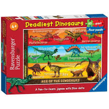 Ravensburger Puzzle: Deadliest Dinosaurs Giant floor puzzle